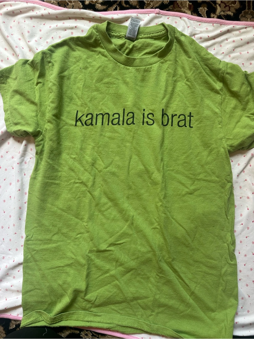 Gildan Lime Green Crewneck Tee with Tag